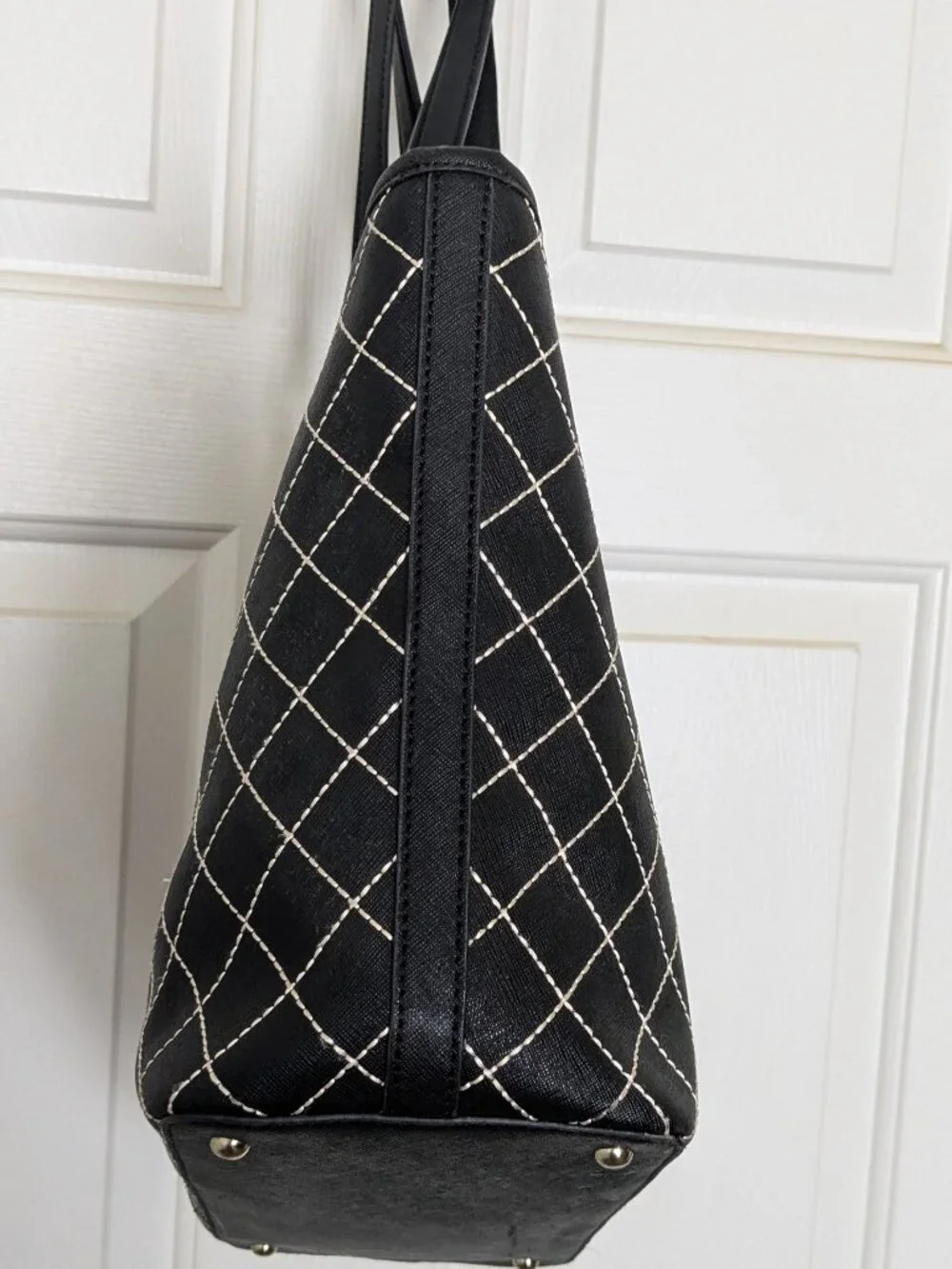 Calvin Klein Women's Shoulder Bag Purse Black / White